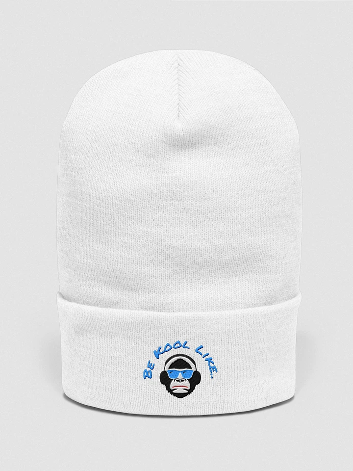 Be Kool Like a Monkey Embroidered Beanie product image (1)