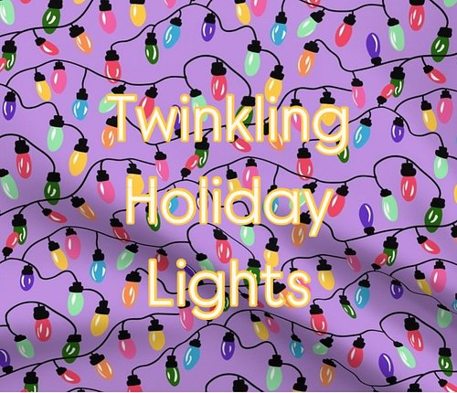 Twinkling lights in festive hue,
Brighten the season with colors so true.
Wrap up your world in holiday cheer,
With fabric an...