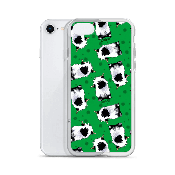 Valais Blacknose Sheep Clear iPhone Case product image (2)