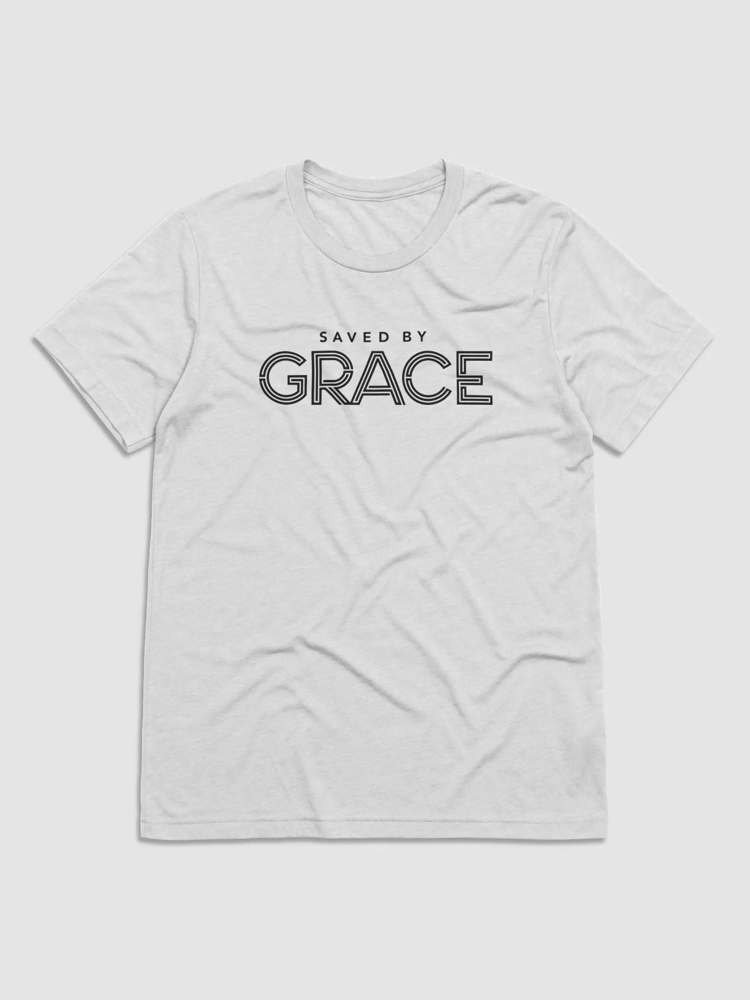 Saved by Grace - Unisex Tee (White, Grey, Oatmeal) product image (1)