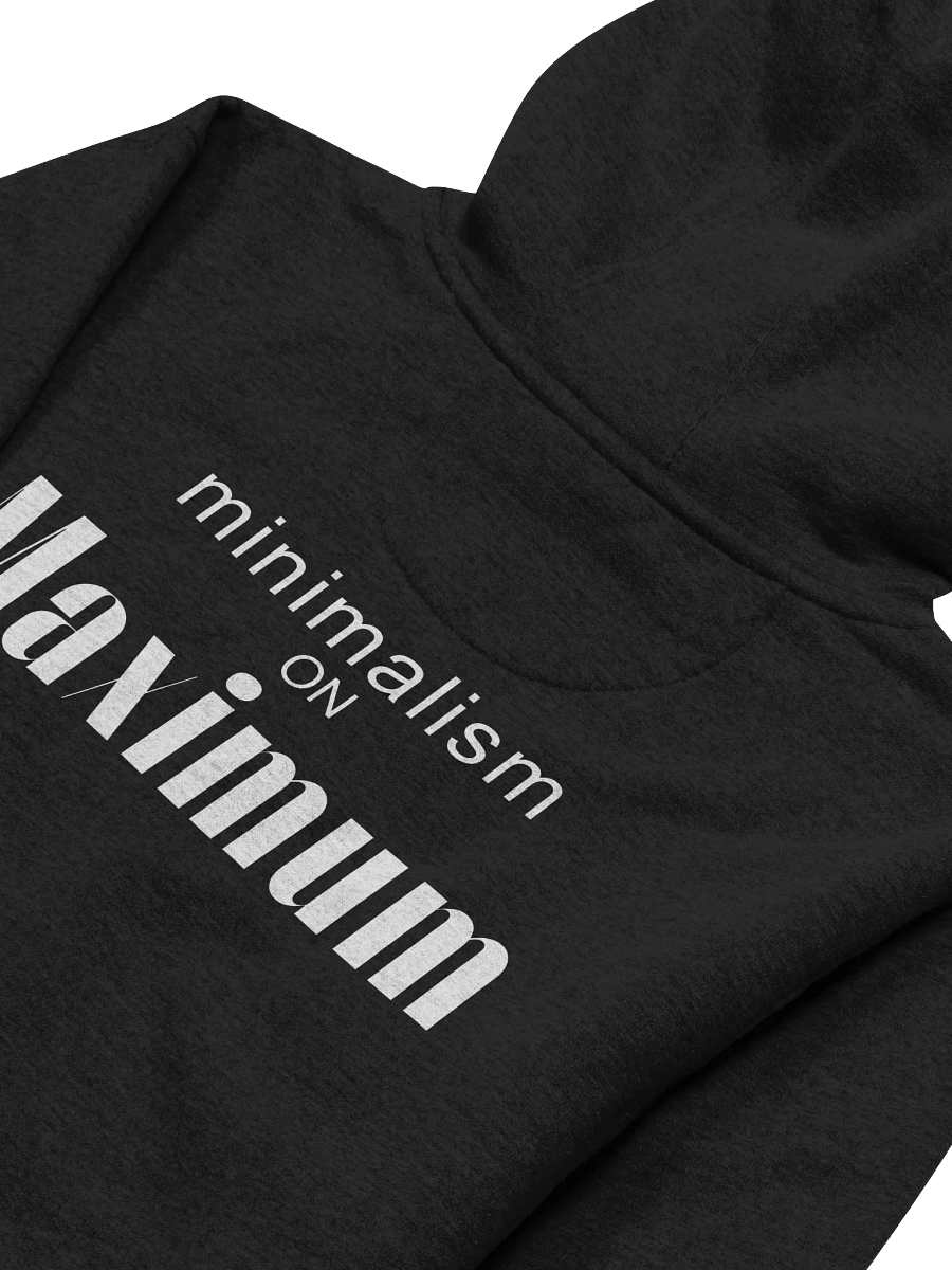 MOM - Minimalism on Maximum Label On Back Unisex Hoodie product image (4)