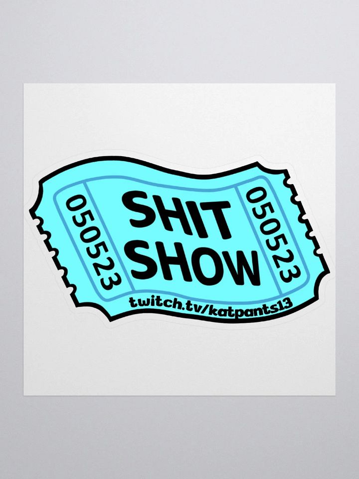 Shit Ticket Sticker product image (1)