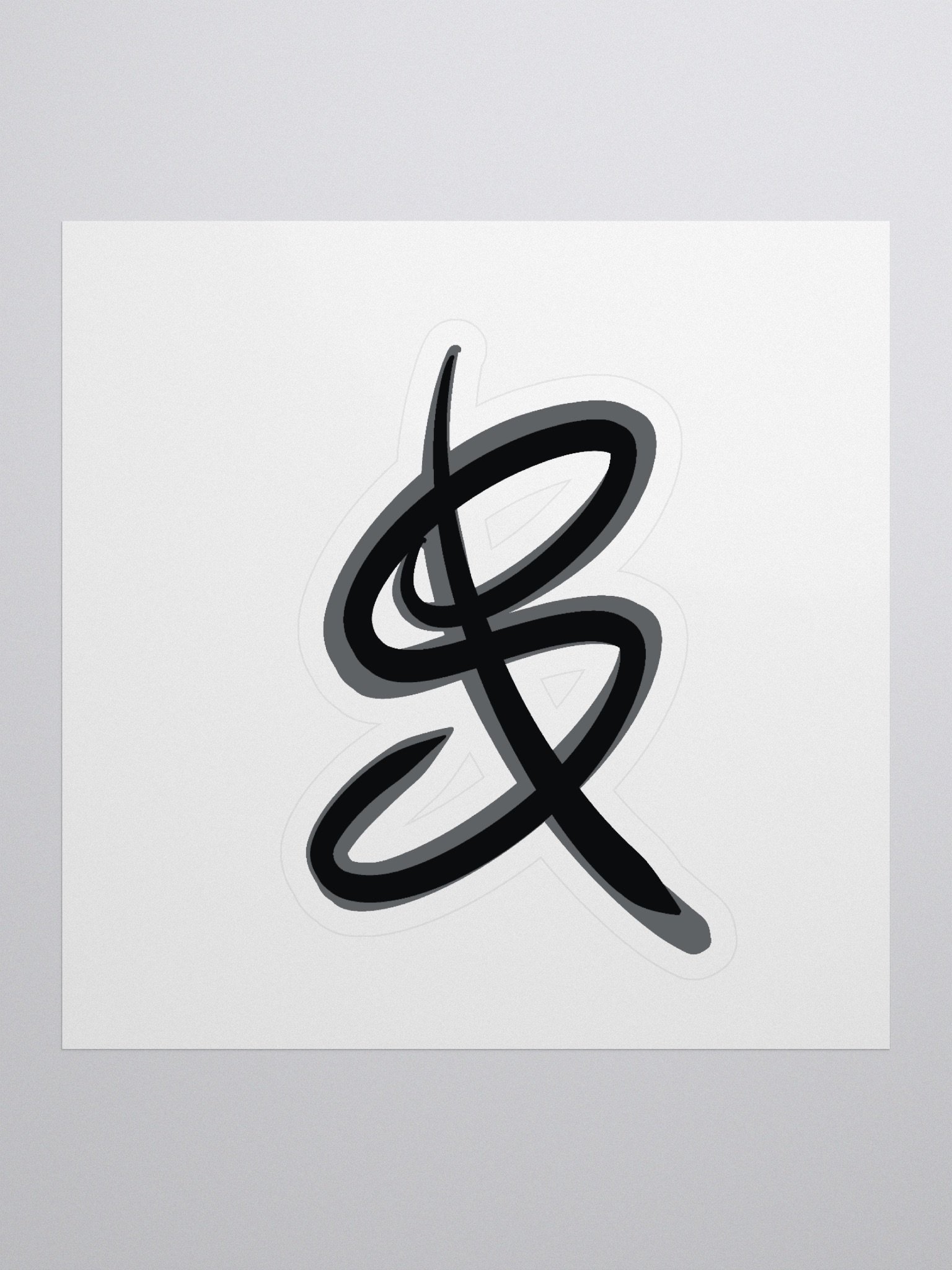 Signature Logo Kiss Cut Stickers product image (1)