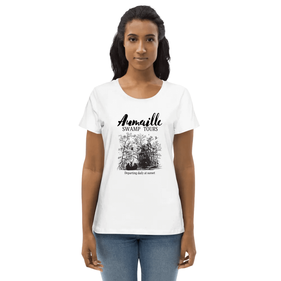 Swamp Tour Organic Cotton Women's Fitted Tee product image (12)