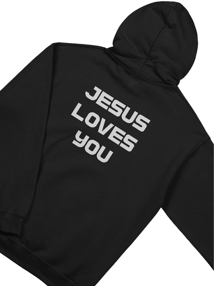 YHWH Bold Faith Hoodie - "Jesus Loves You" product image (1)