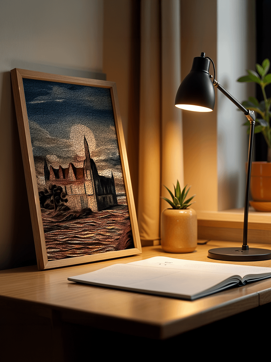 Kronborg castle - Oil painting - Portrait product image (3)