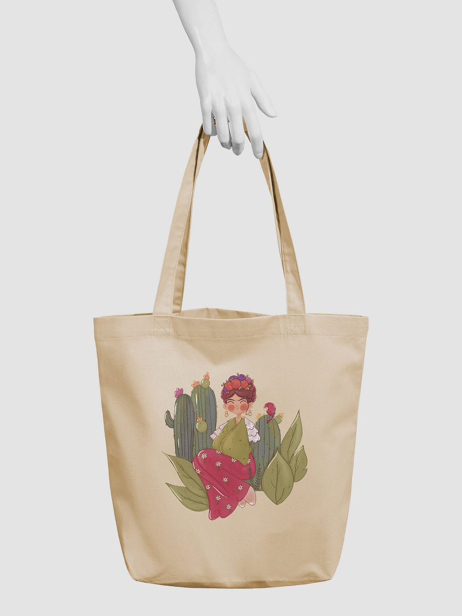 Cactus Lover Girl Eco Tote Bag product image (3)