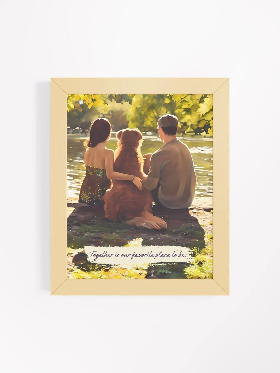 YOUR VALENTINE! / FRAMED HIGH-QUALITY MATTE POSTER / DIGITAL ART / ALL SIZES product image (5)