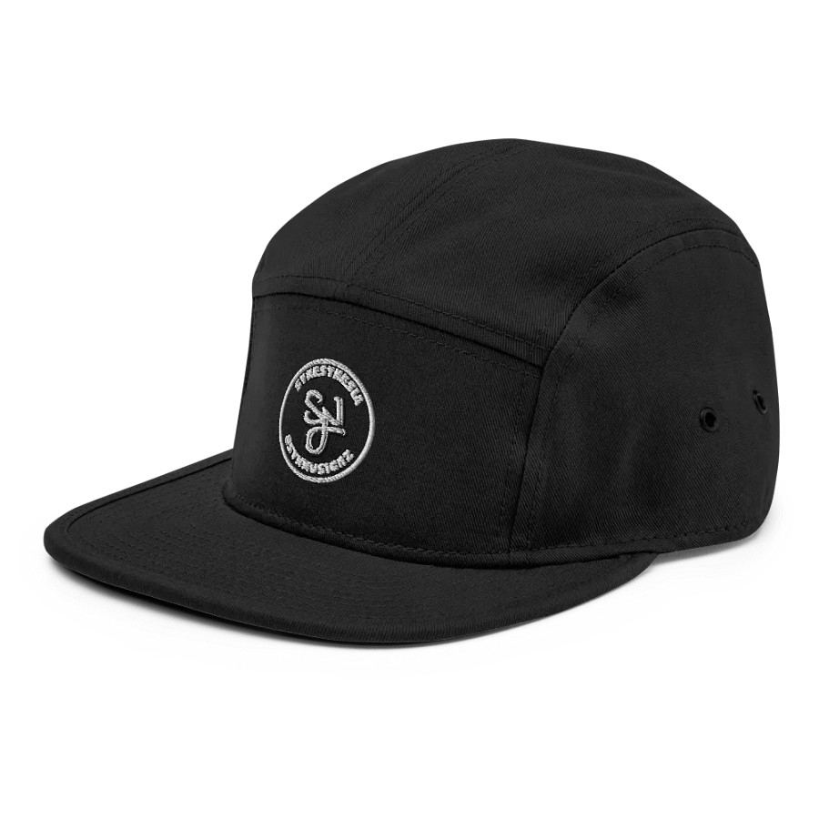 Syn White Circle Black CottonBack Hat product image (4)