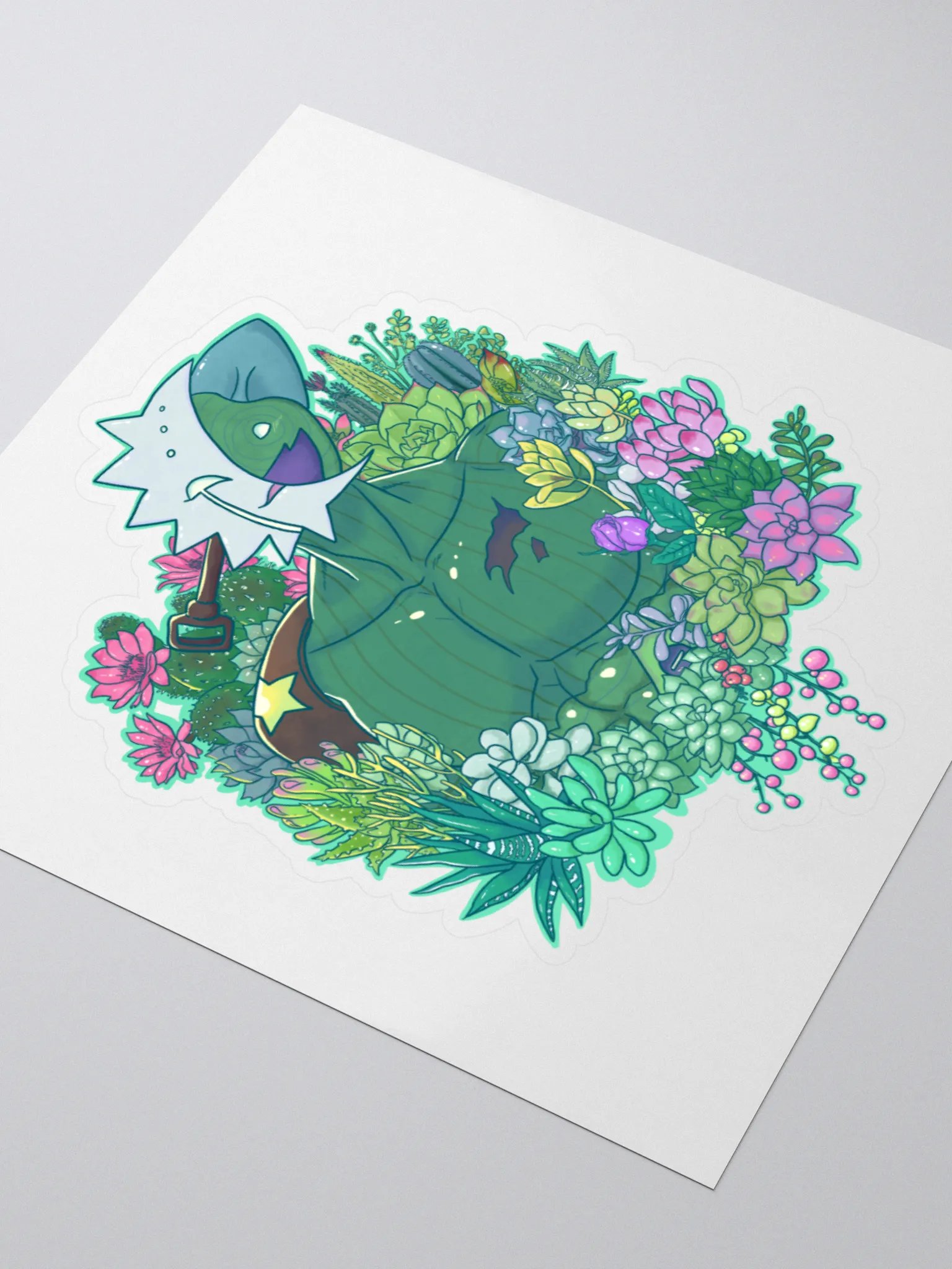 Succulent Lad Sticker product image (3)