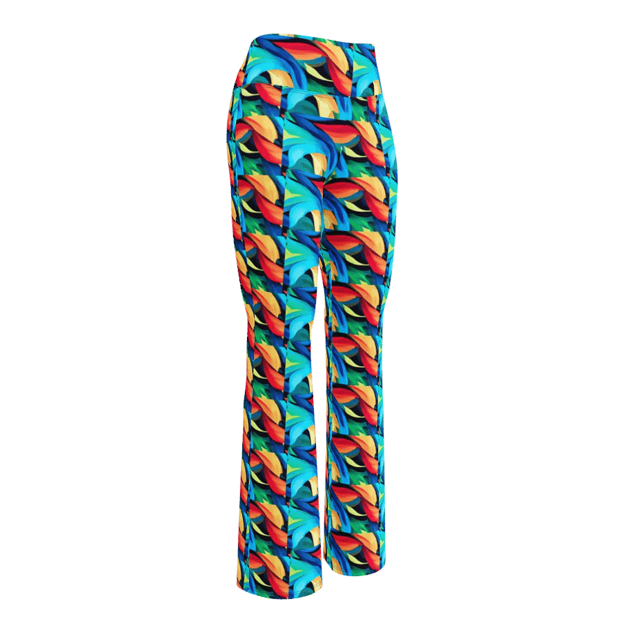 Rainbow Weave Yoga Pants product image (9)