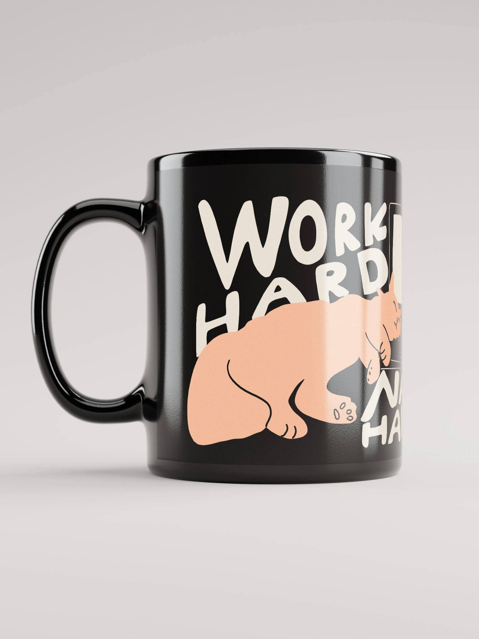 Work Hard Nap Harder Peach Fuzz - back product image (6)