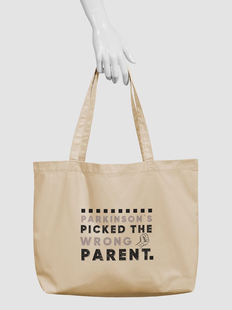 Parkinson Picked A Wrong Parent, Parkinson Awareness Eco Tote Bag product image (3)