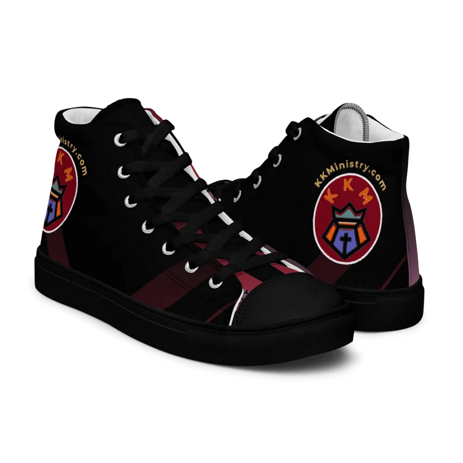 KKMinistry Black & Purple High Tops product image (7)