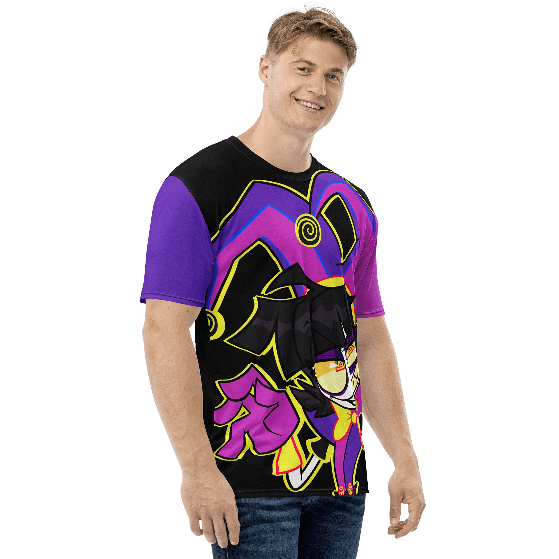 A Little Bit Bad - POX All Over Short Sleeve (Purple/Pink Sleeves) product image (4)