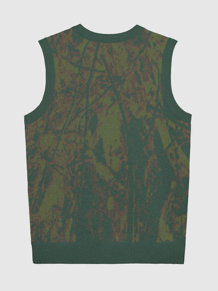 Knitted V-Neck Vest - Dead Split - It Happennnns Camo product image (2)