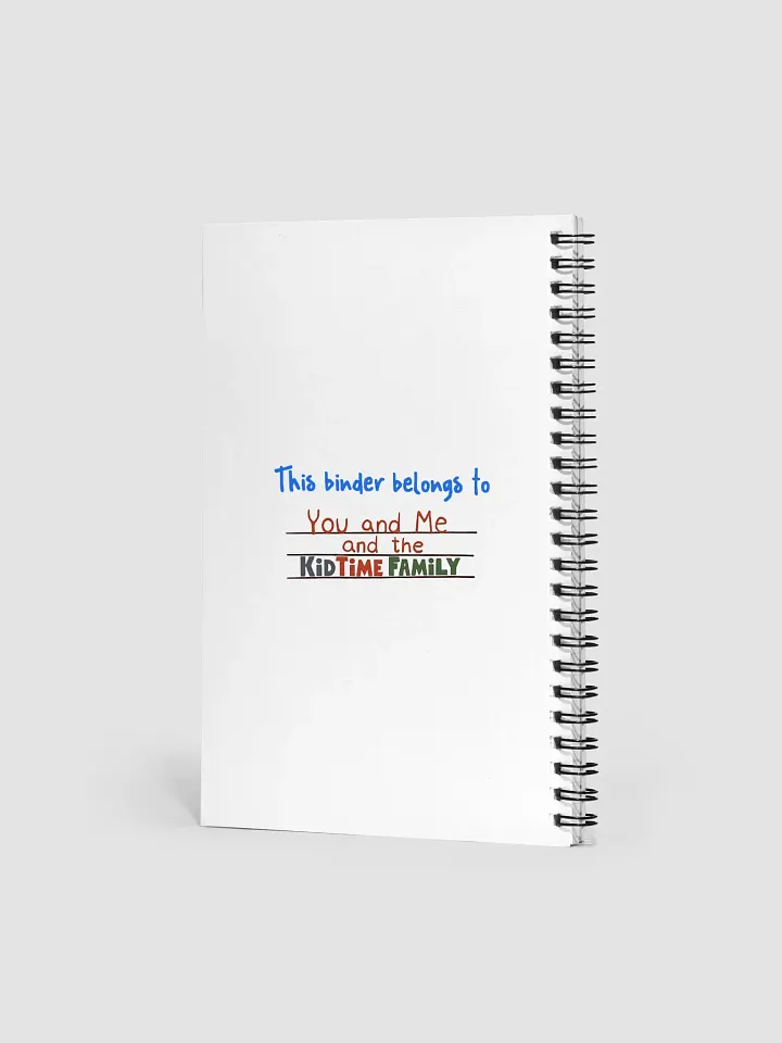 KidTime Family Small Binder product image (2)