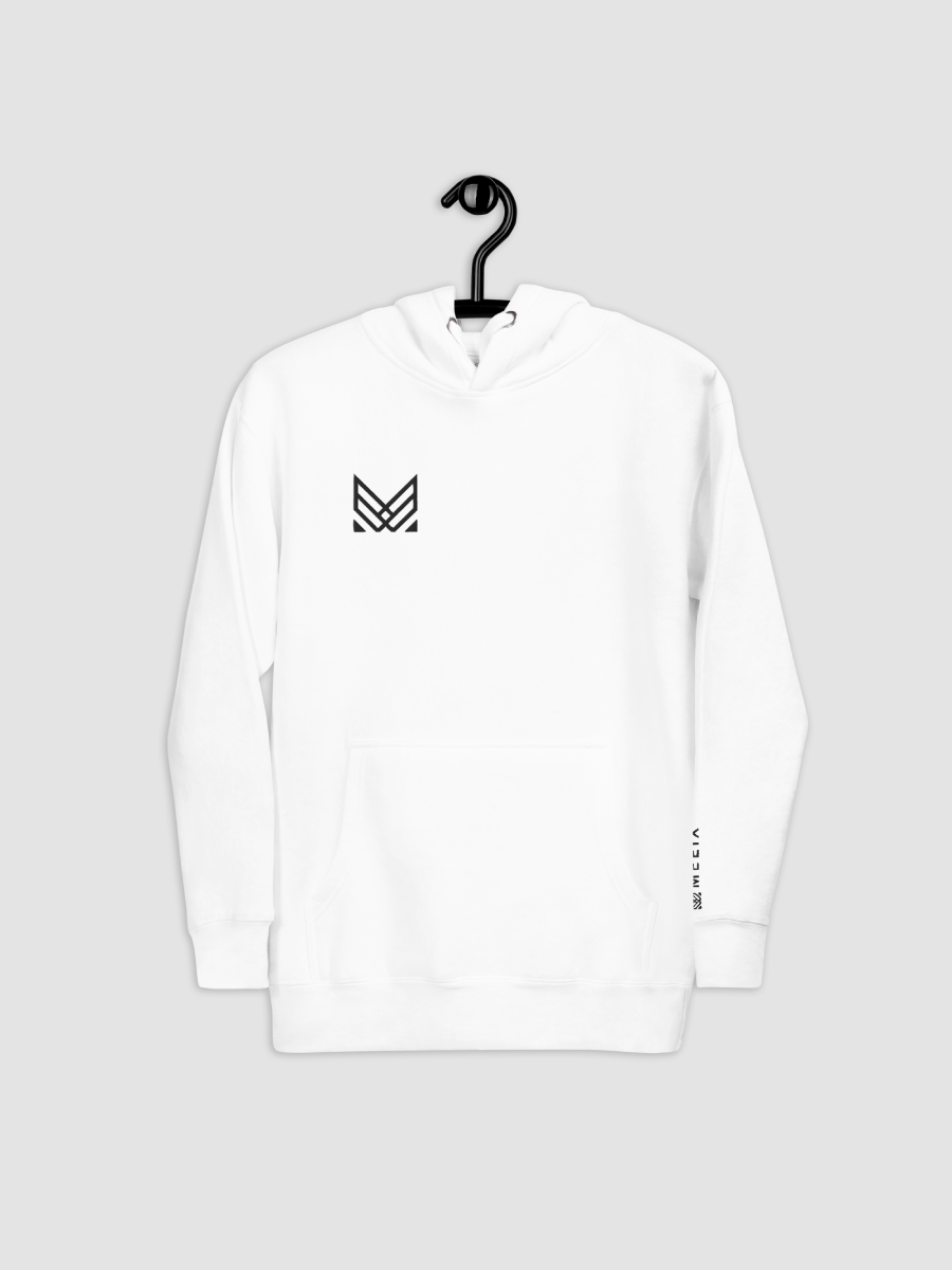 Hoodie - Embroidered Logo White product image (5)