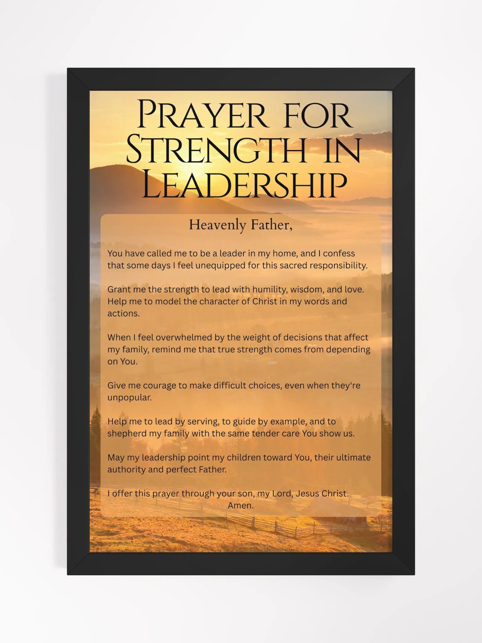 Prayer for Strength in Leadership product image (17)