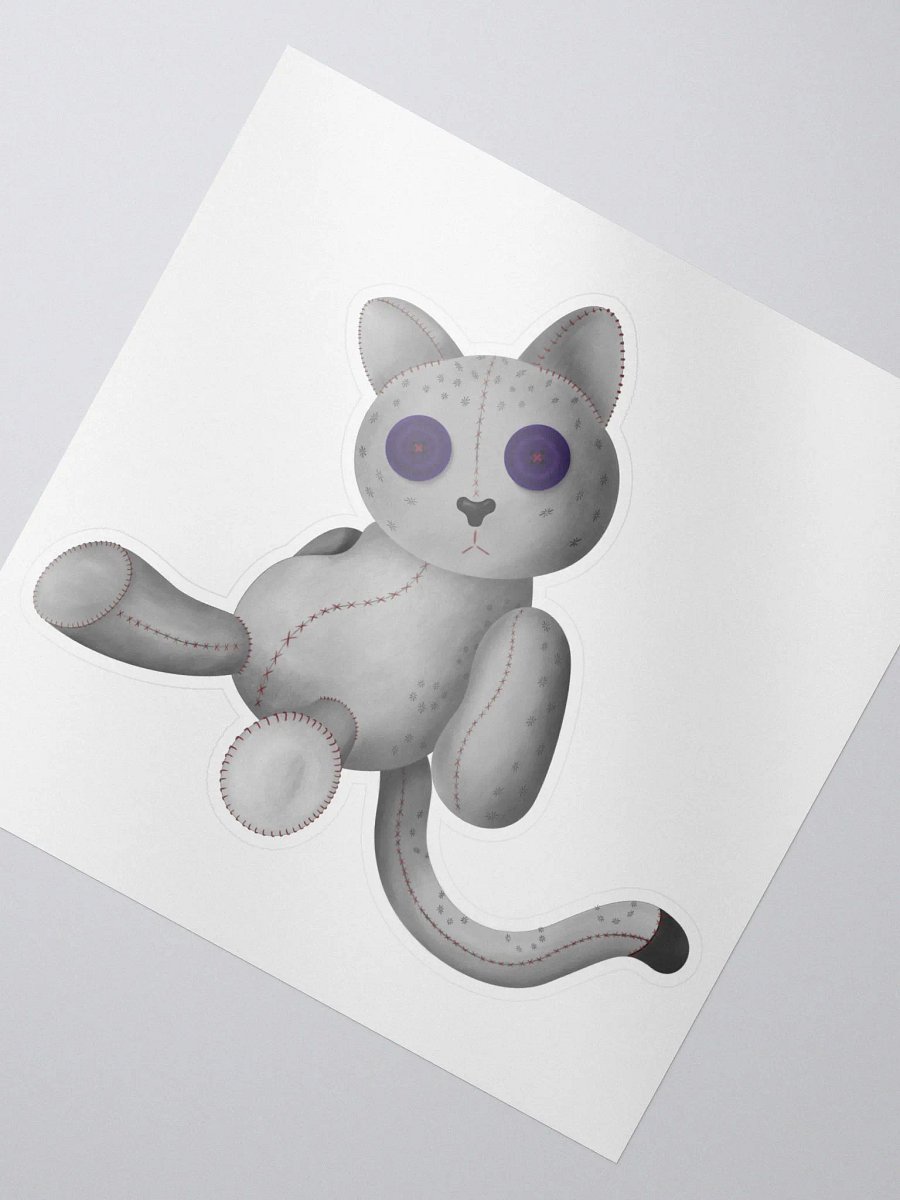 Snow Meow Stitched Sticker product image (2)