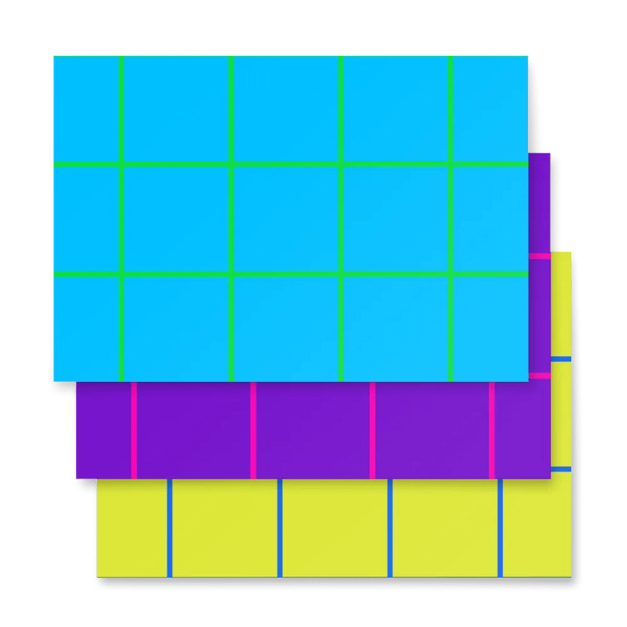 Color Block Bright Wrapping Paper product image (2)