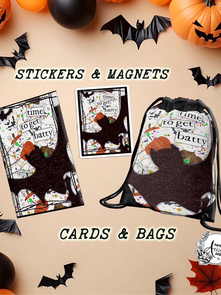 Time To Get Batty Graphic product image (1)