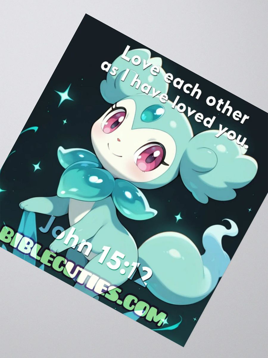 Bible Cuties Michali Love each other as I have loved you - John 5:12 product image (4)