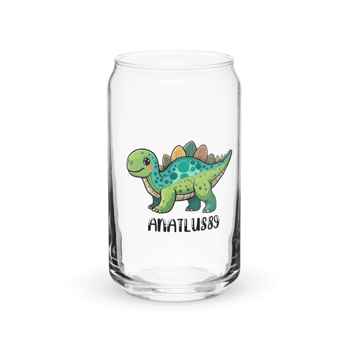 Steve the Stego Can-Shaped Glass product image (2)