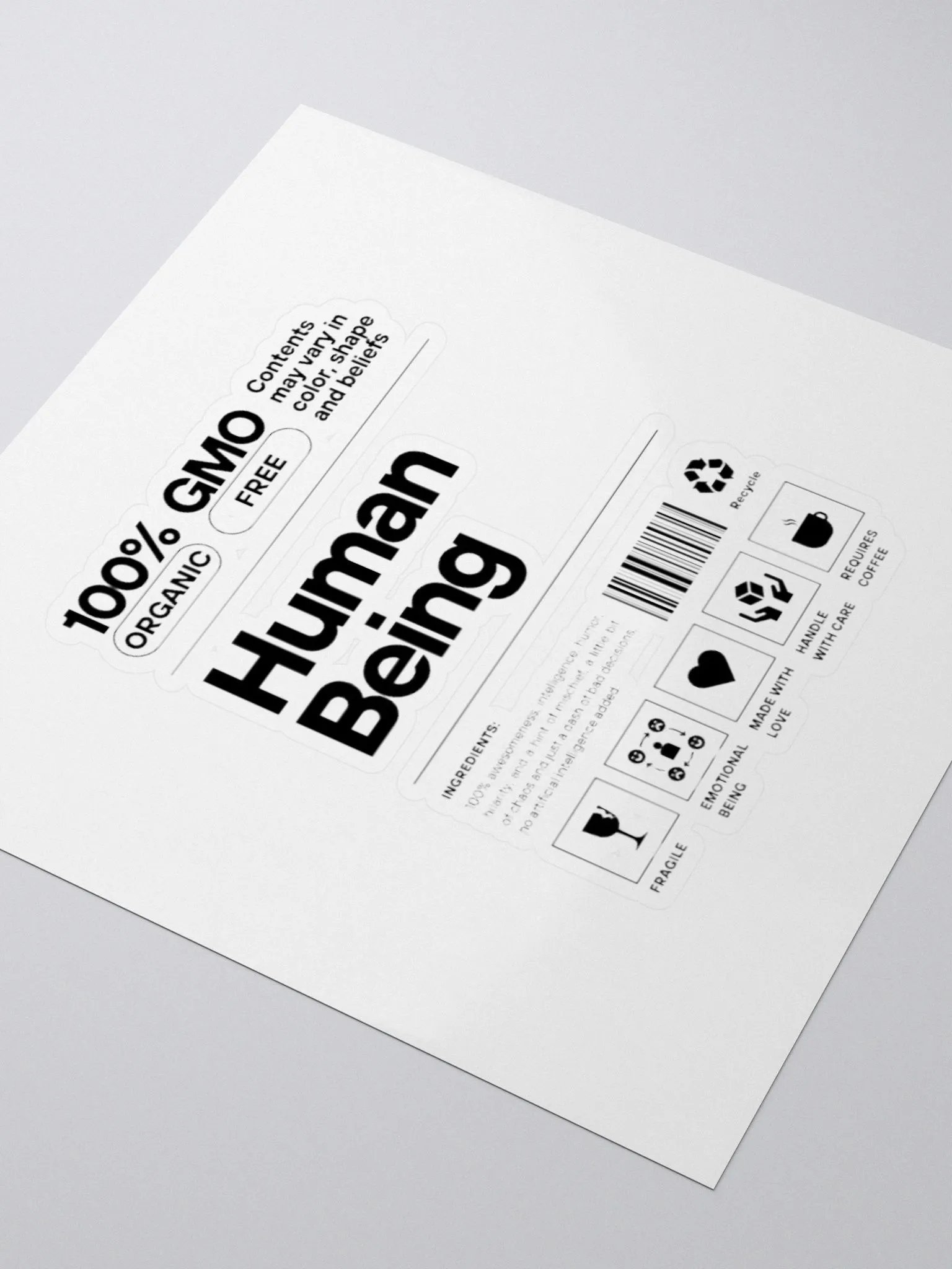 Human Being: Sticker product image (7)