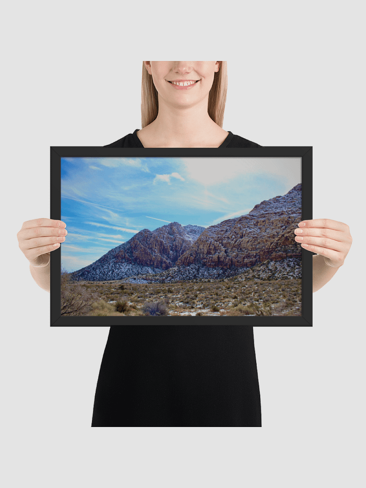 Tilted plain Framed photography Poster product image (1)