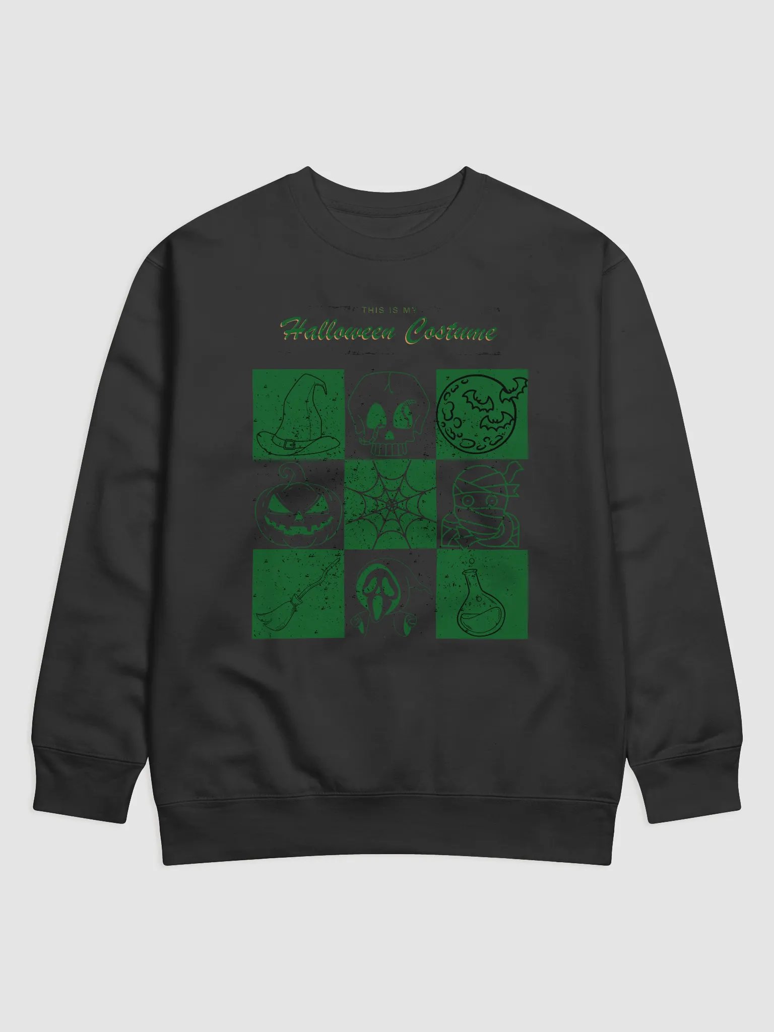 Halloween Illustration Grid Premium Sweatshirt product image (1)