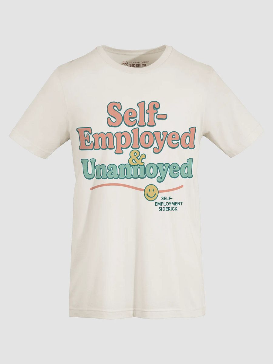 Self-Employed & Unannoyed T-Shirt (Peaches & Mint) product image (4)