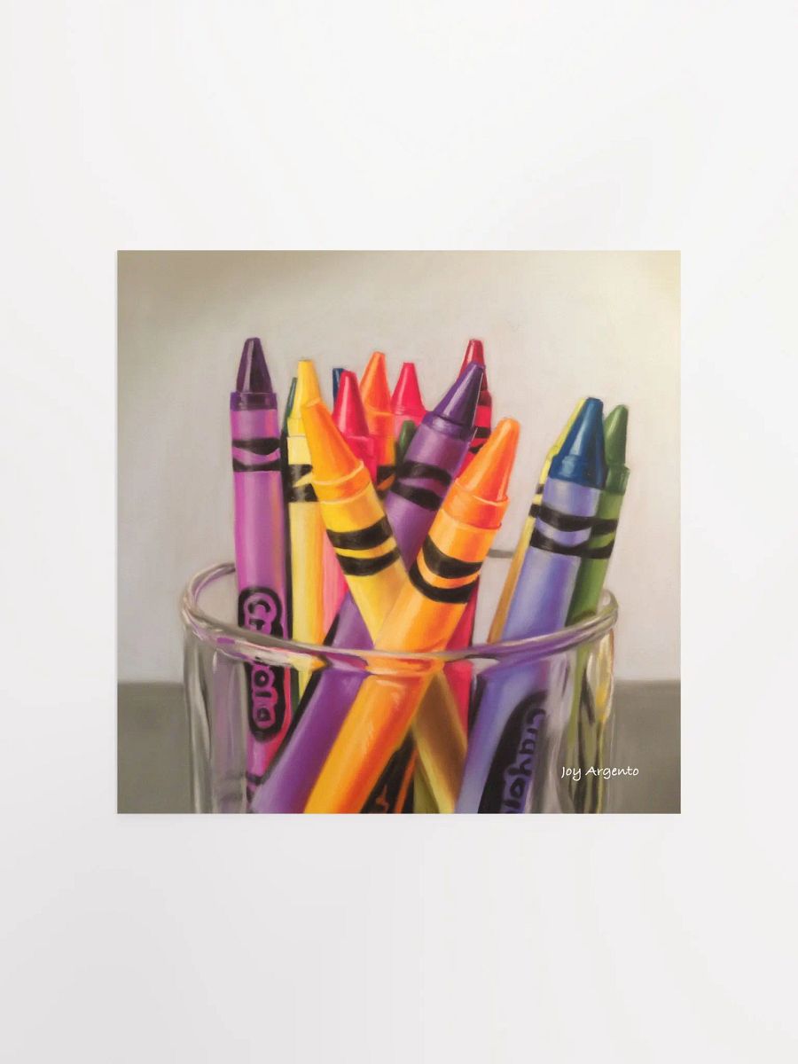 Crayons Print product image (1)