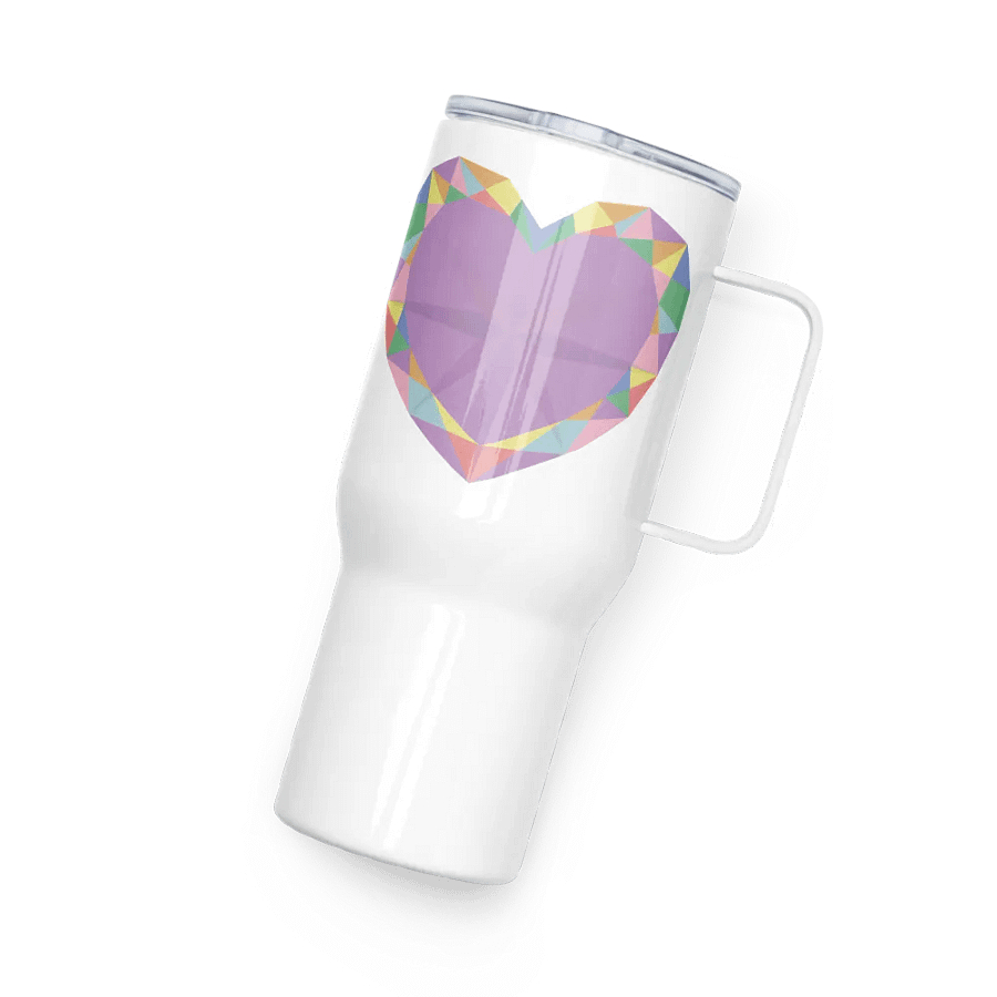 Crystal Pride Heart Insulated Cup with Handle product image (6)