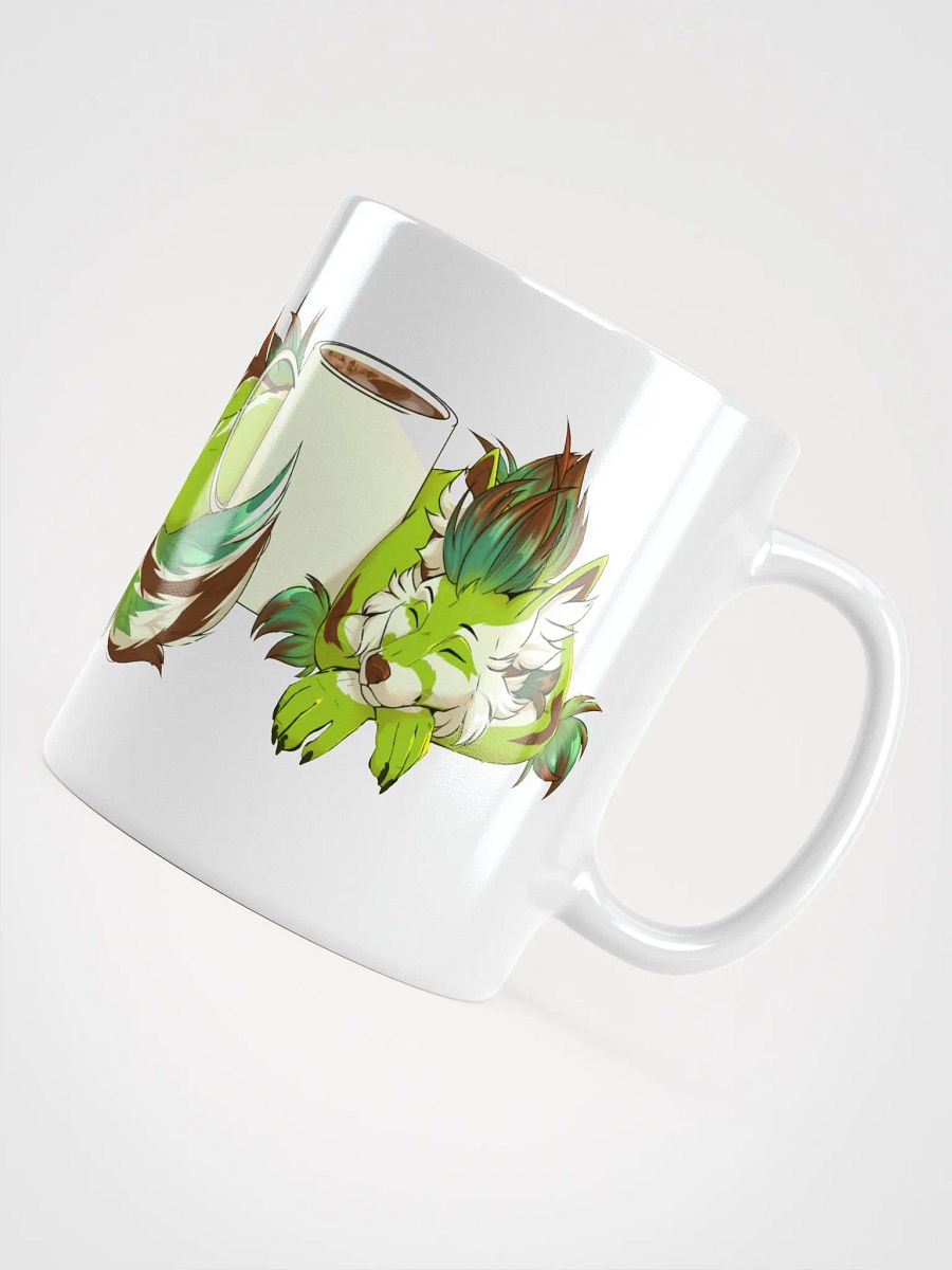 11oz Coffee Avocado Emblem Mug - White product image (4)