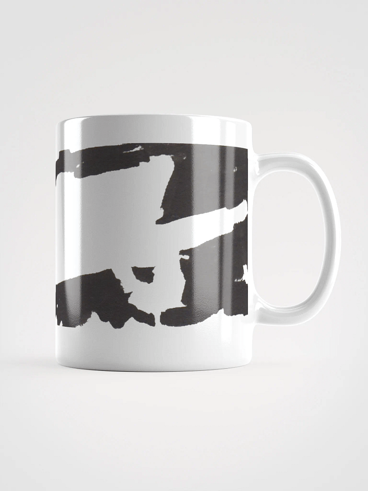 Rooster and Wheelbarrow on White Glossy Mug product image (2)