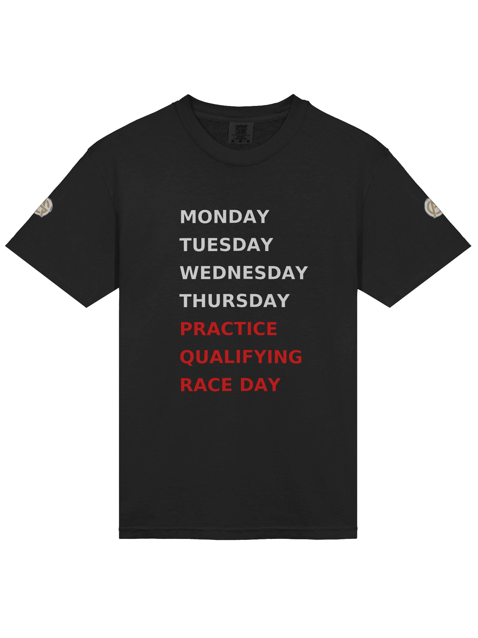 A Racers Weekly Schedule Heavyweight Shirt product image (10)