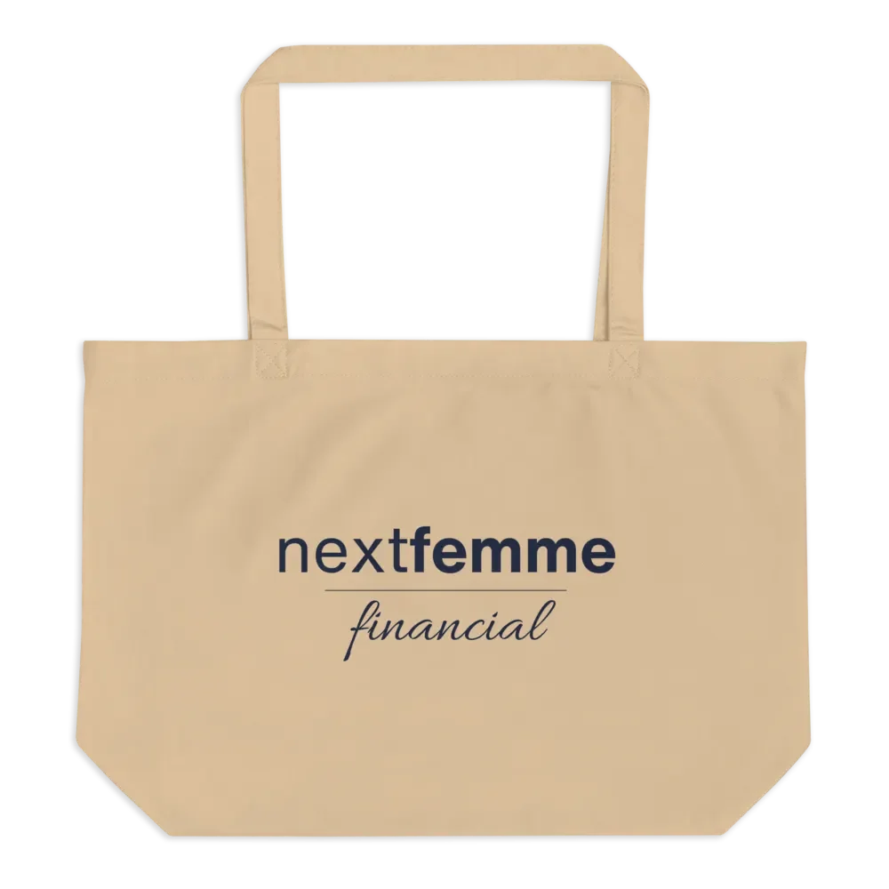 Eco Tote Too with Navy Logotype product image (1)