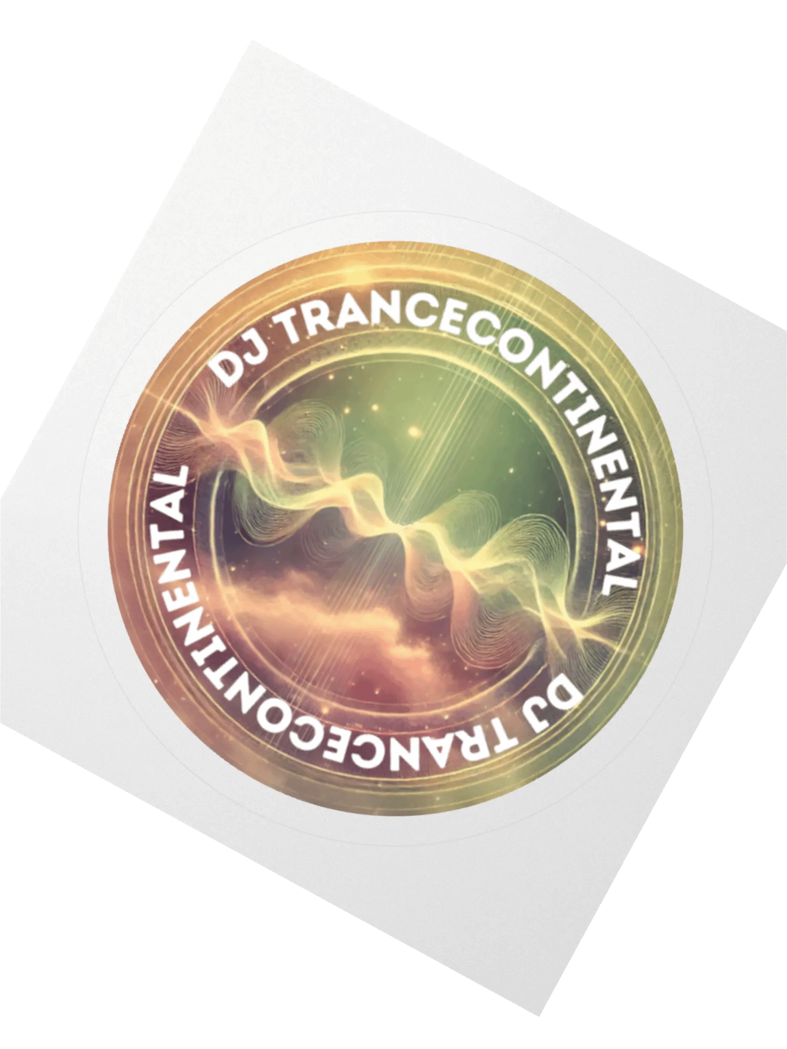DJ Trancecontinental Logo Sticker product image (2)