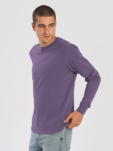 Photo showing Comfort Colors Unisex Garment-Dyed Heavyweight Long Sleeve Shirt