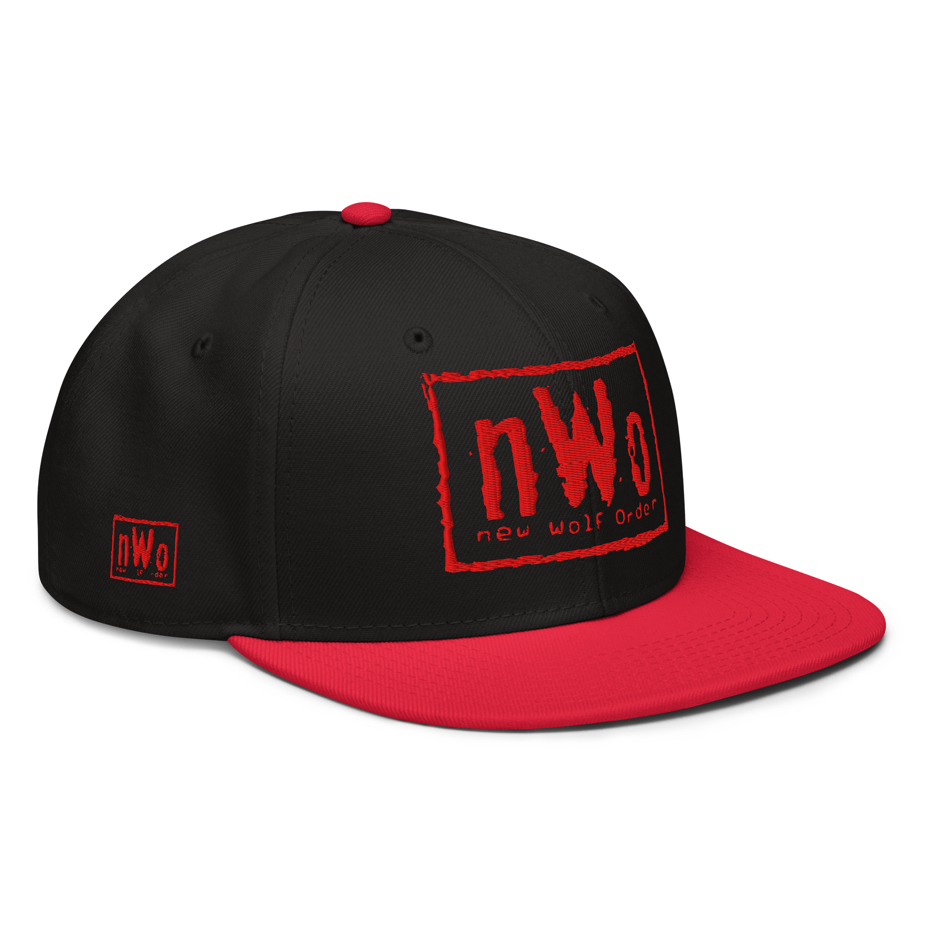 New Wolf Order Black & Red Snapback Cap product image (6)