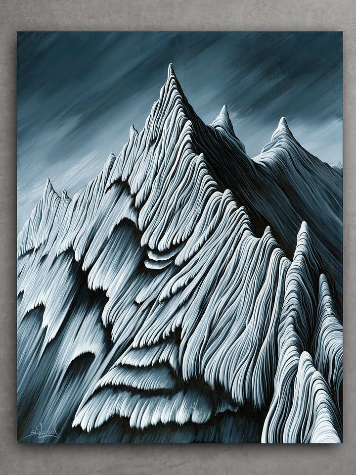 Ethereal Ridge - Original Painting product image (1)