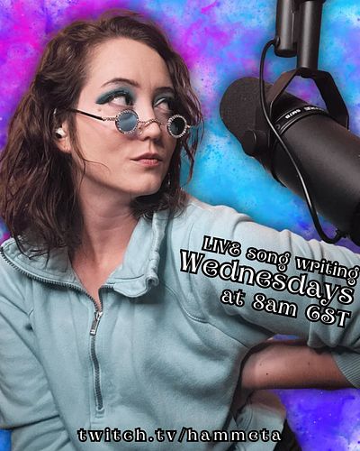 Join me every Wednesday for a songwriting adventure with @hammetatv! We’ll be creating, collaborating, and bringing new music...