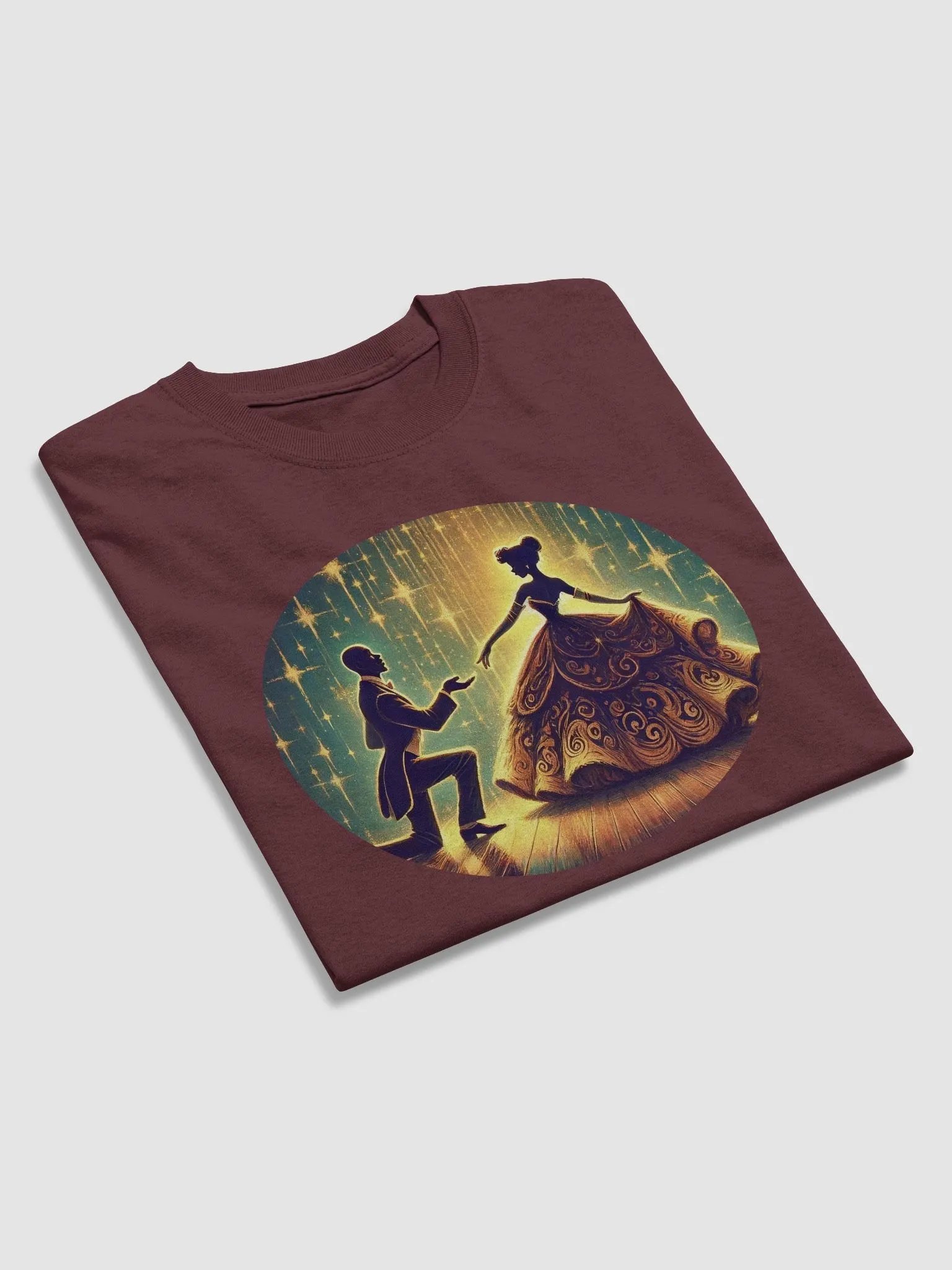 Romantic Proposal Starlit Basic T-Shirt by Gildan product image (13)