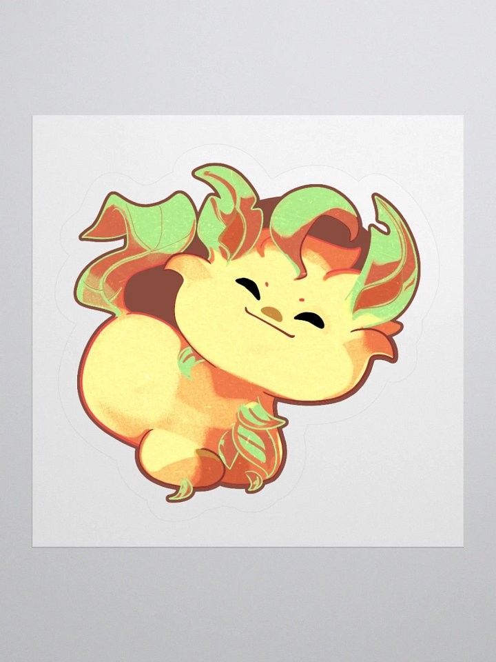 Leafeon Sleepy Sticker product image (1)