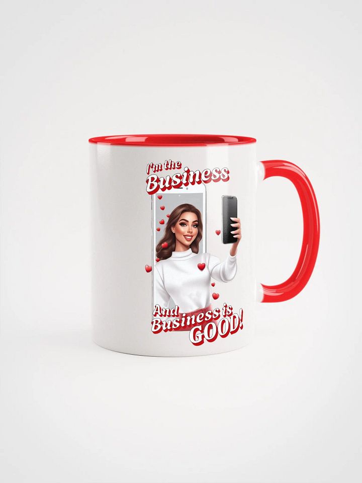 I'm The Business - Social Media Influencer - Ceramic Mug with Color Inside - v4 product image (1)