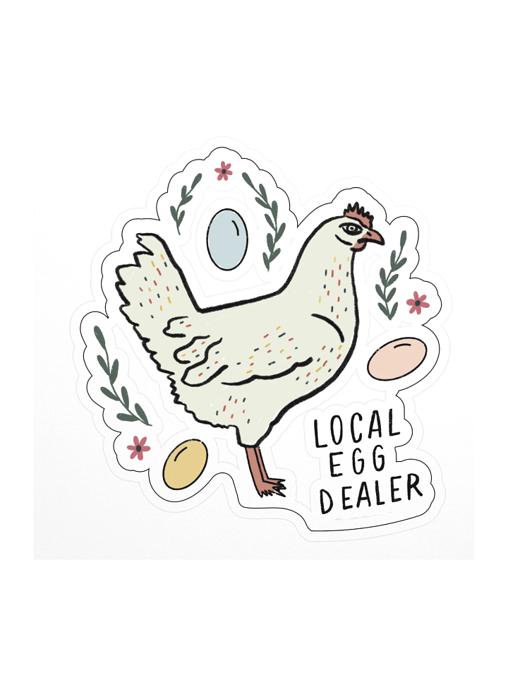 Local Egg Dealer Sticker product image (1)