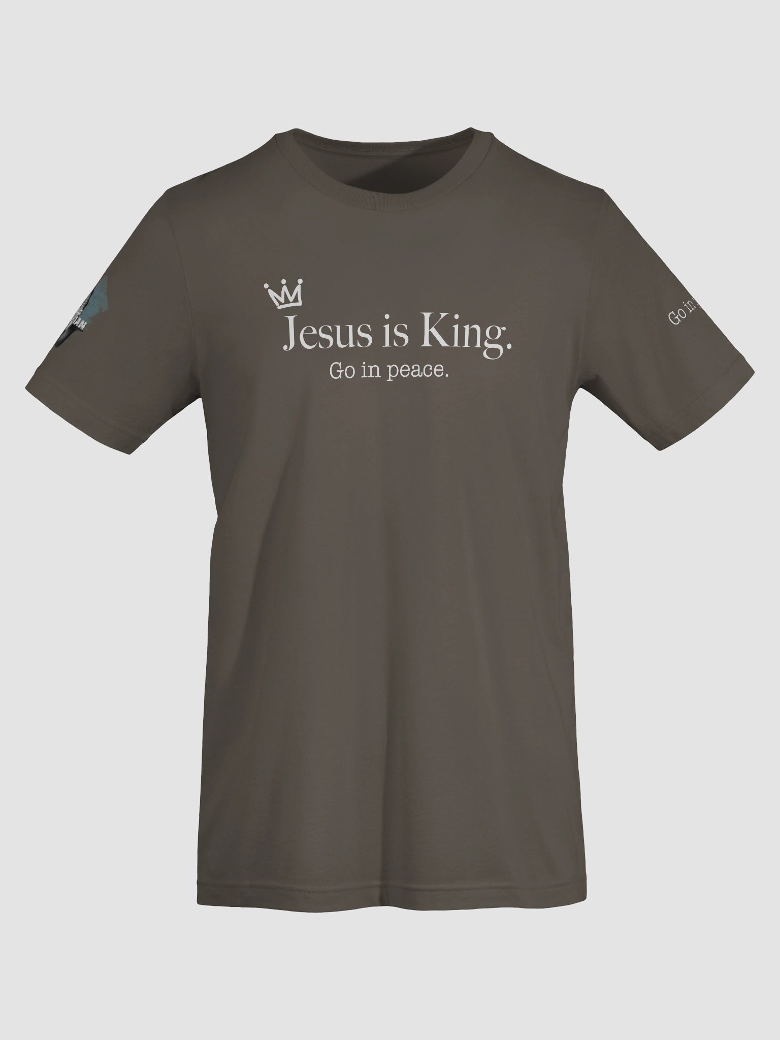 Soft unisex Jesus is King Tshirt White Text product image (70)