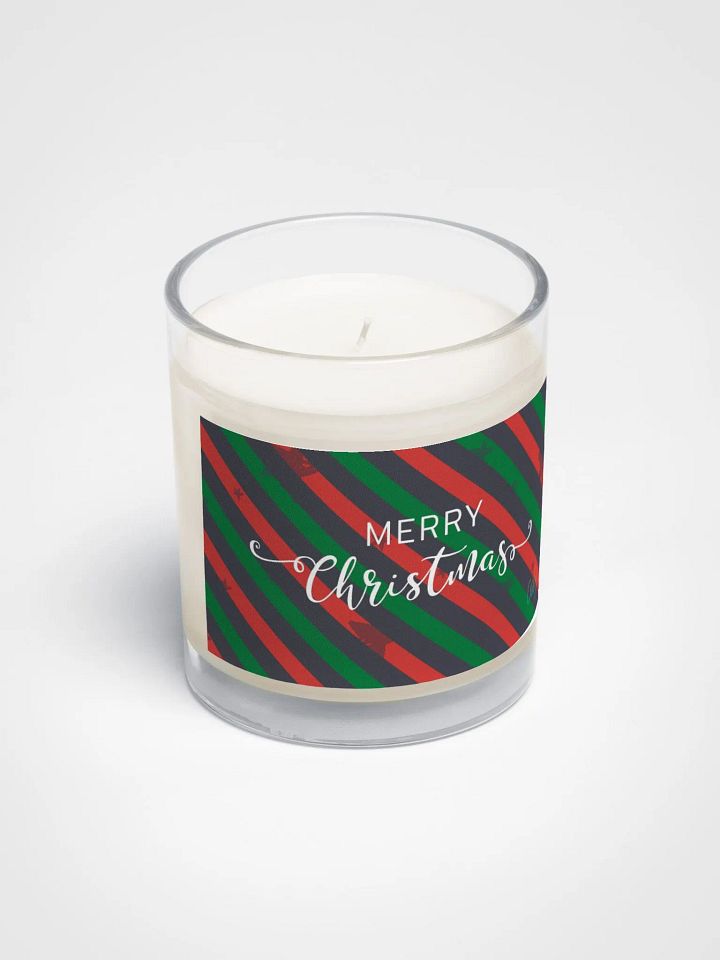 Festive Merry Christmas Soy Wax Candle product image (2)