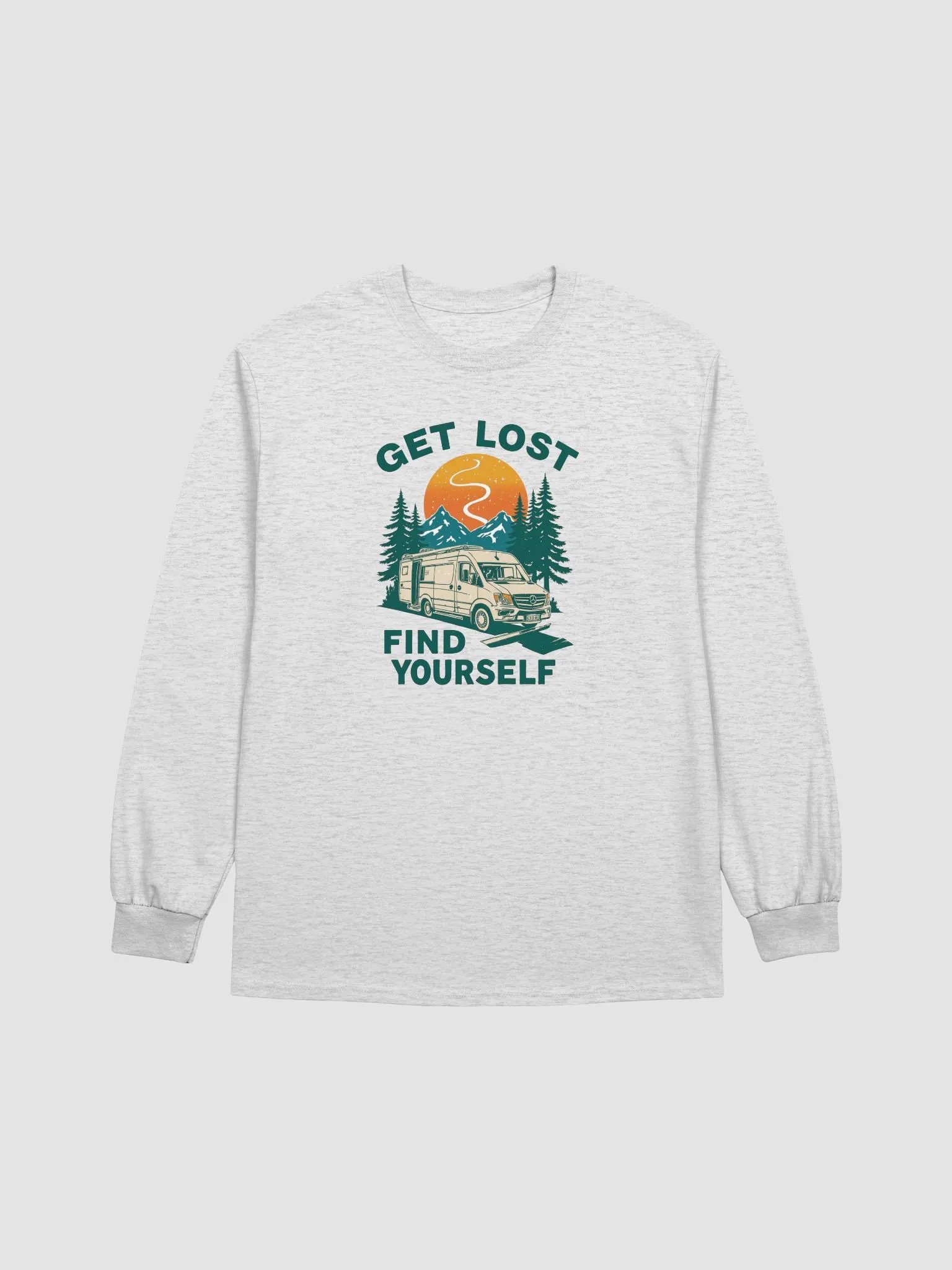 Retro Adventure Camper Van Long Sleeve Tee product image (11)